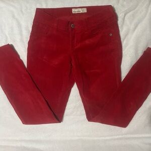 Old Navy Red Corduroy Skinny Pants